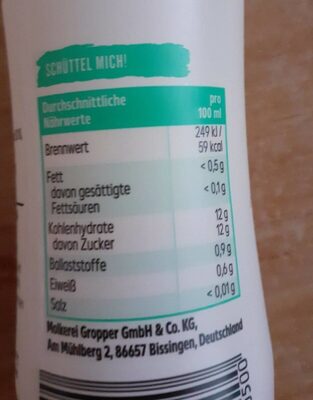 Apfel-Banane-Mango-Maracuja Smoothie