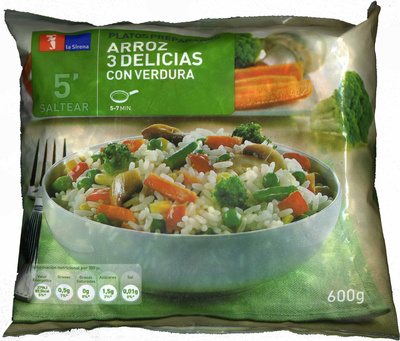 Arroz 3 delicias con verduras