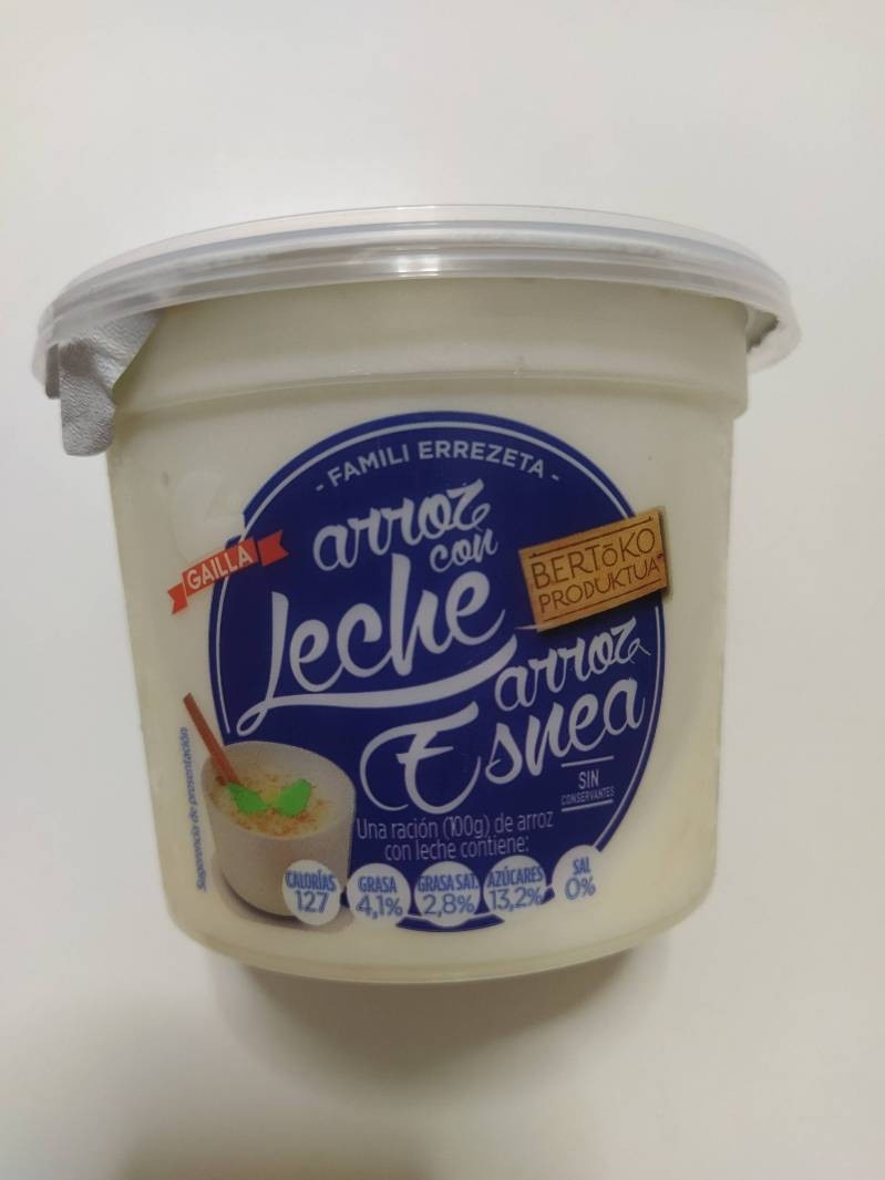 Arroz con leche