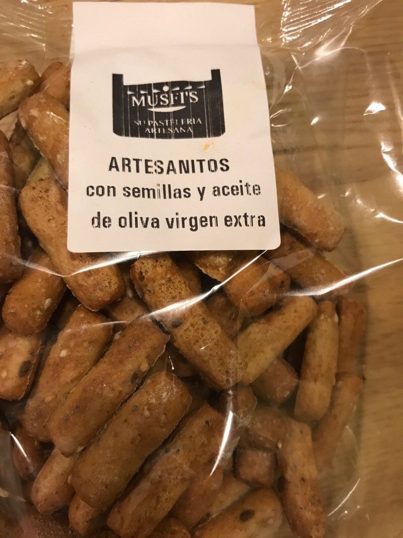 Artesanitos con semillas y aceite de oliva virgen extra