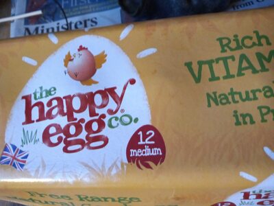 12 Medium Sized Eggs