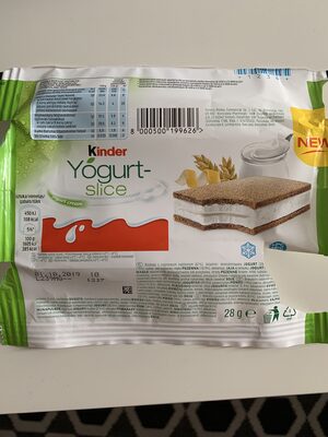 Kinder Yogurt-Slice