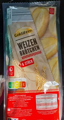 Aufbackbrötchen