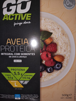 Aveia Proteica Integral com Sementes de Chia e Linhaça em Pó