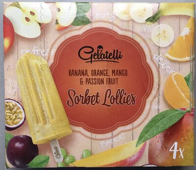 Nanuky banán, pomeranč, mango a marakuja