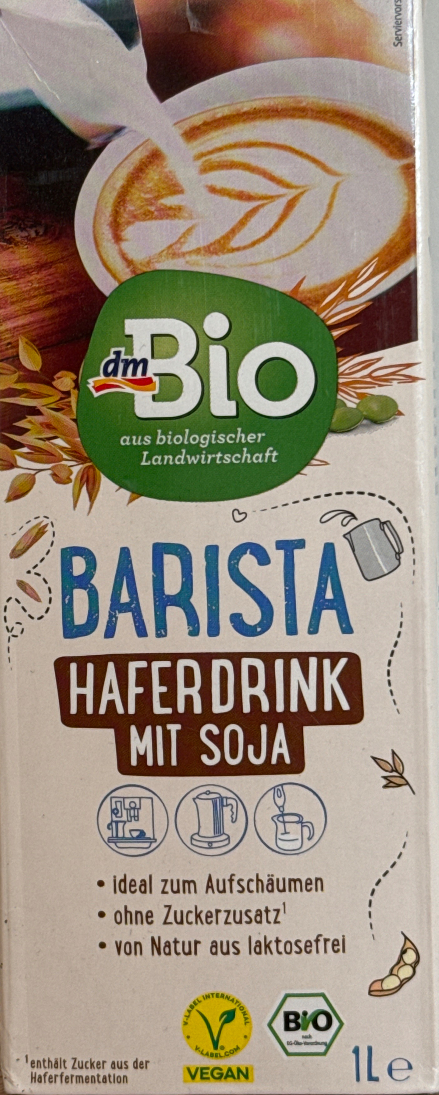 Barista Haferdrink mit Soja