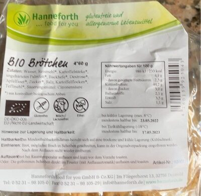 Bio Brötchen