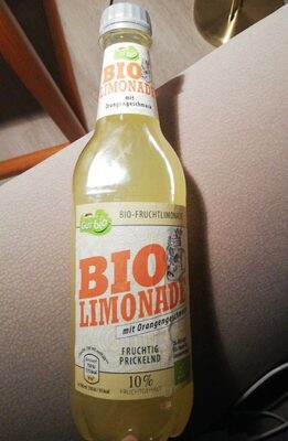 Bio Limonade mit Orangengeschmack