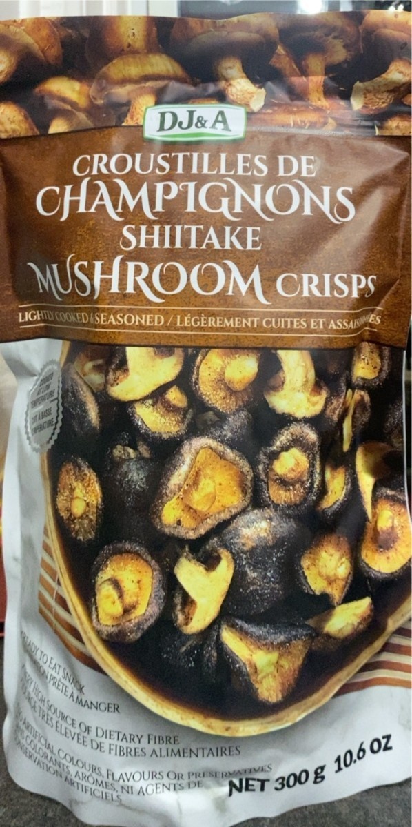 Shitake mushroom crisp