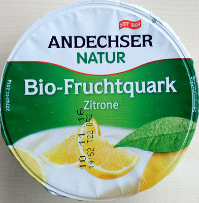 Bio-Fruchtquark Zitrone Halbfettstufe 20% Fett i. Tr. 150g 4104060029226 Bio Speisequarkzubereitung Zitrone