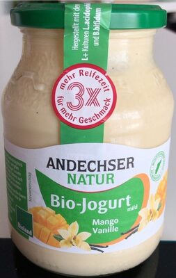 Bio-Jogurt mild - Mango-Vanille