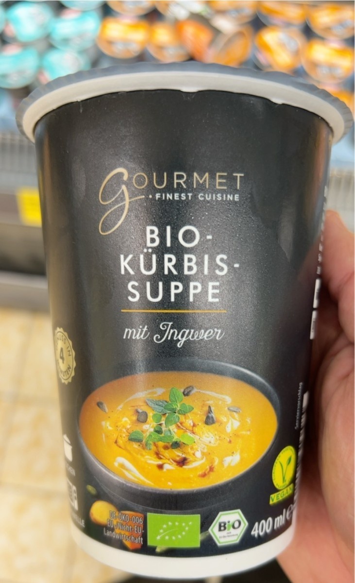 Bio-Kürbissuppe