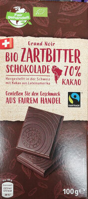 Bio-Zartbitter-Schokolade 70% Kakao