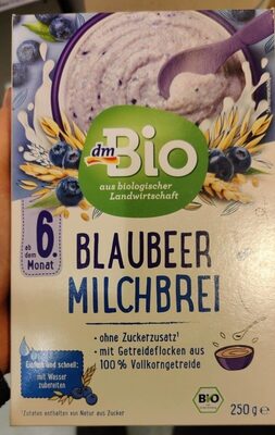 Blaubeer Milchbrei