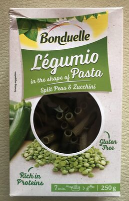 Těstoviny z hrachu a cukety