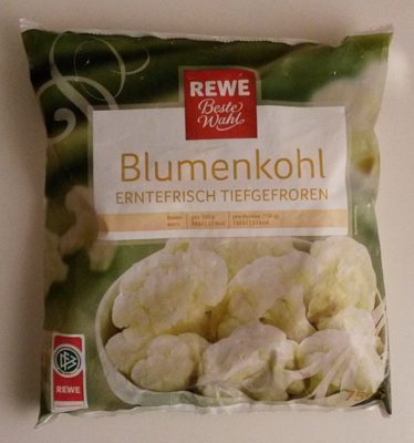 Blumenkohl erntefrisch tiefgefroren
