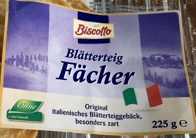 Blätterteig Fächer