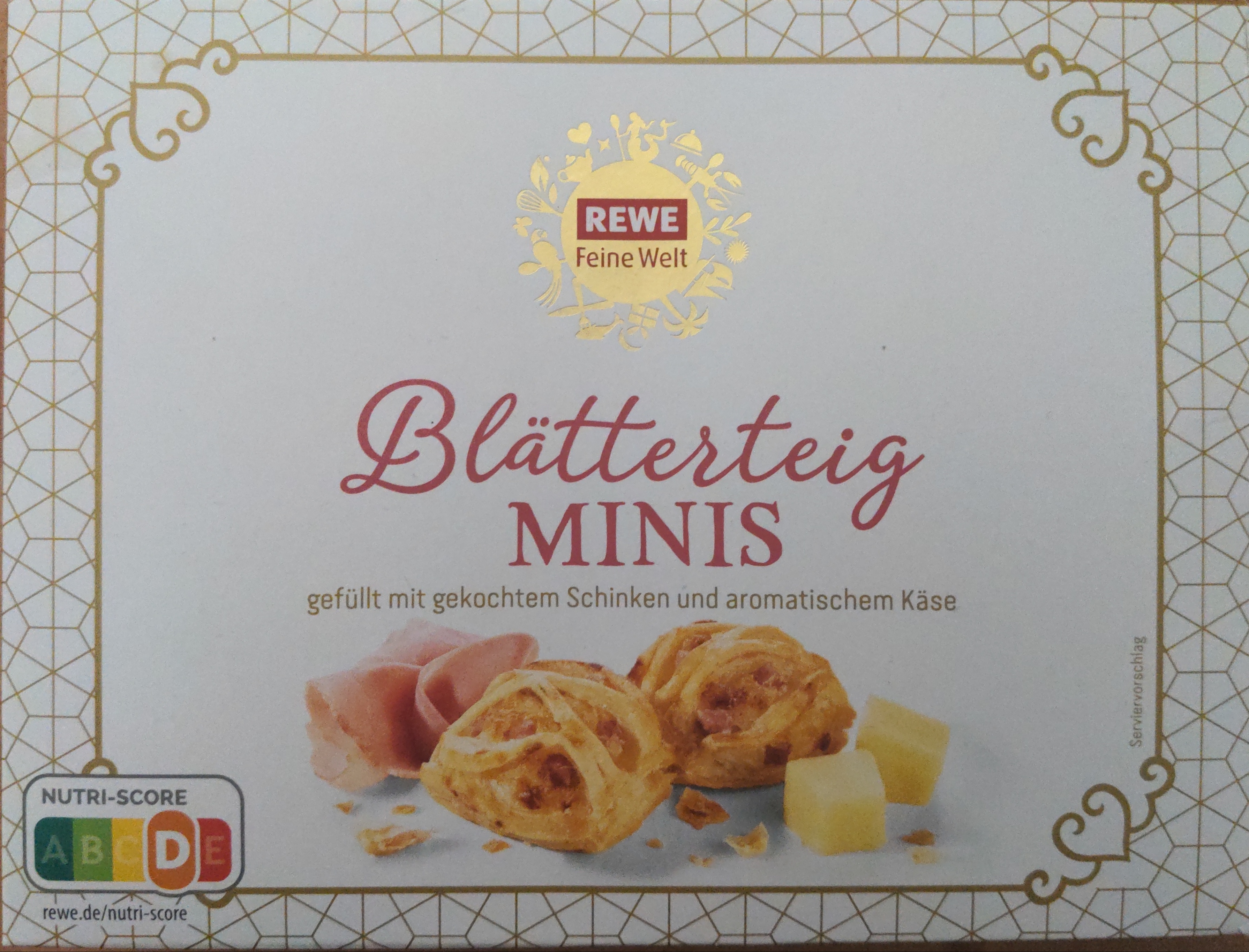 Blätterteig Minis Schinken & Käse