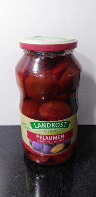 4x Pflaumen halbe Frucht und gezuckert