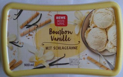 Bourbon-Vanille mit Schlagsahne