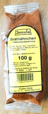 Brathähnchen Gewürzzubereitung