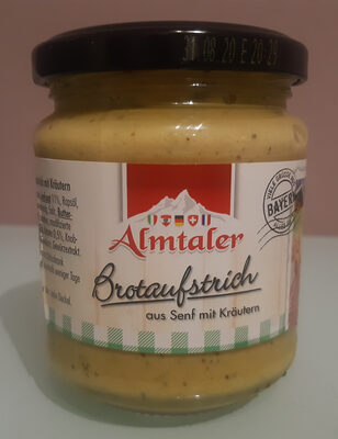 Brautaufstrich aus Senf und Kräutern