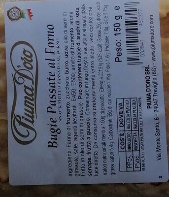 Bugie passate al forno