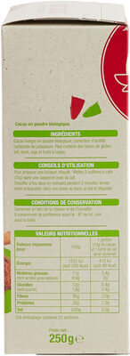 100% Cacao Boissons et Préparations