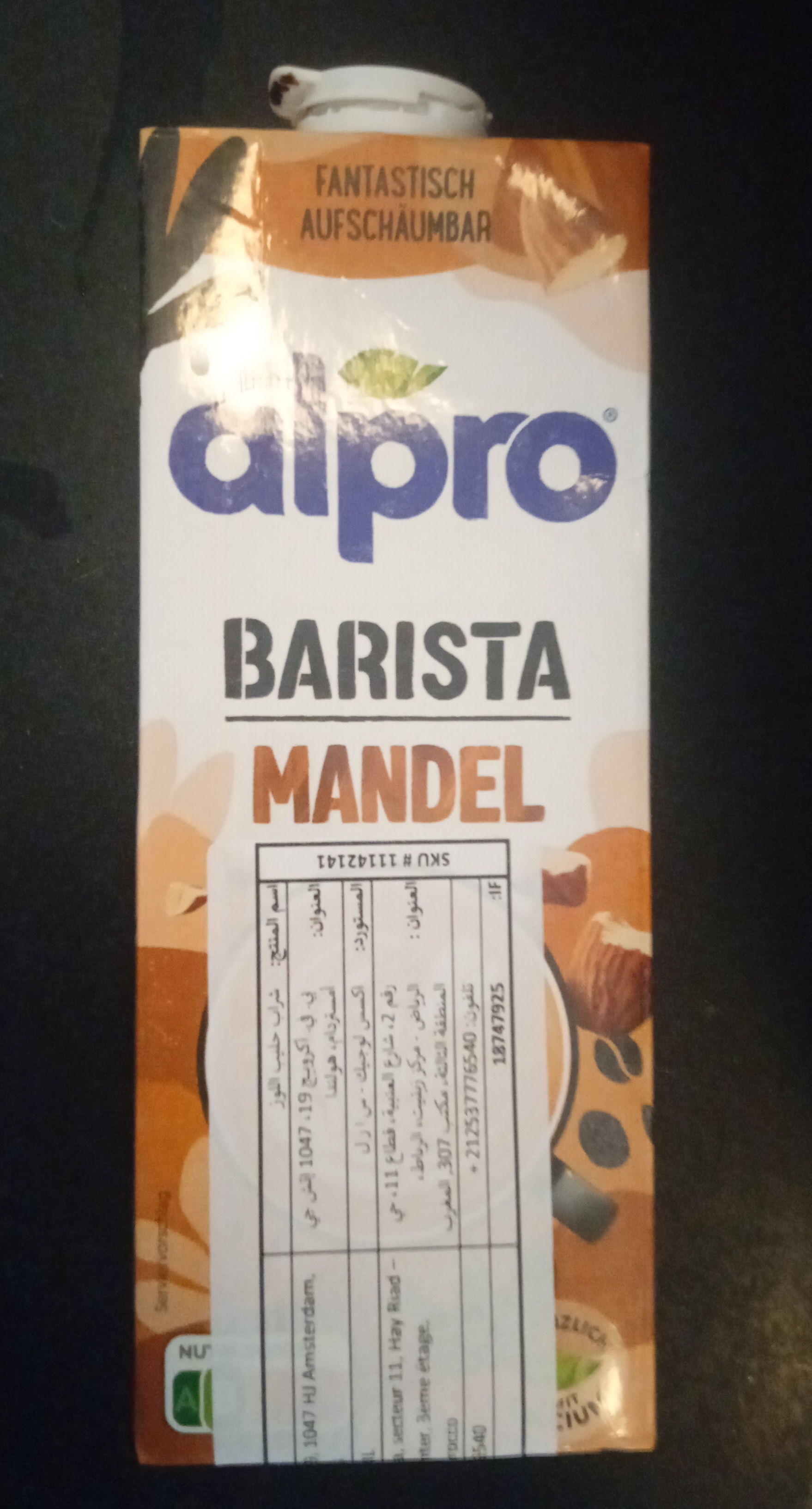 Alpro® Barista Mandeldrink, 1 L, UHT