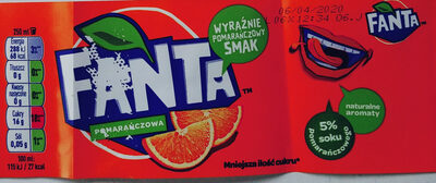 Fanta Pomarańczowa 0.85